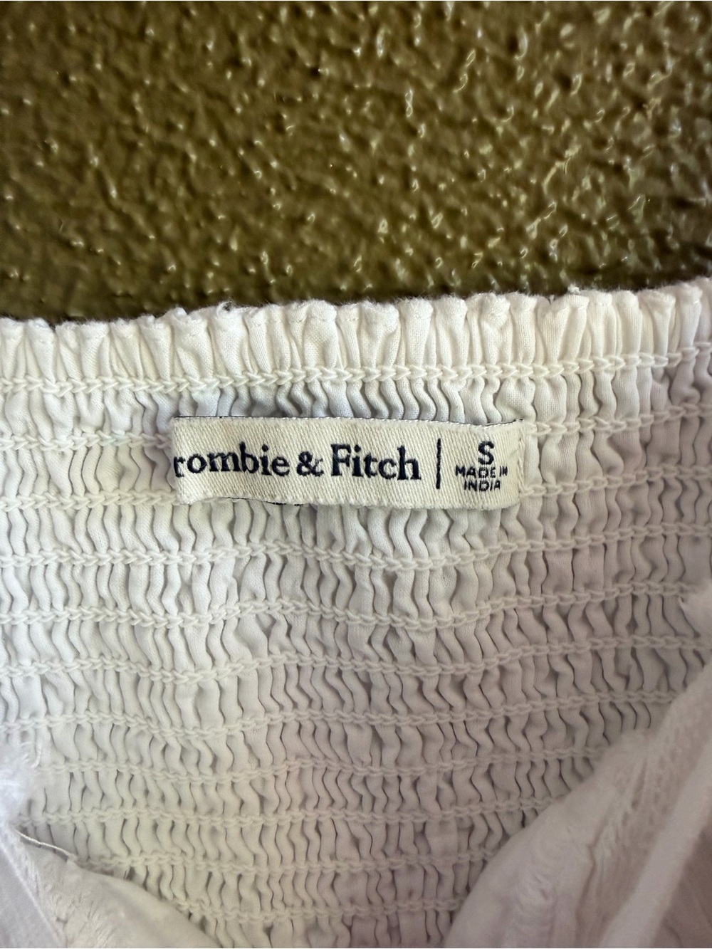 Abercrombie & Fitch White Lace-Trim Tank - Picture 3 of 5